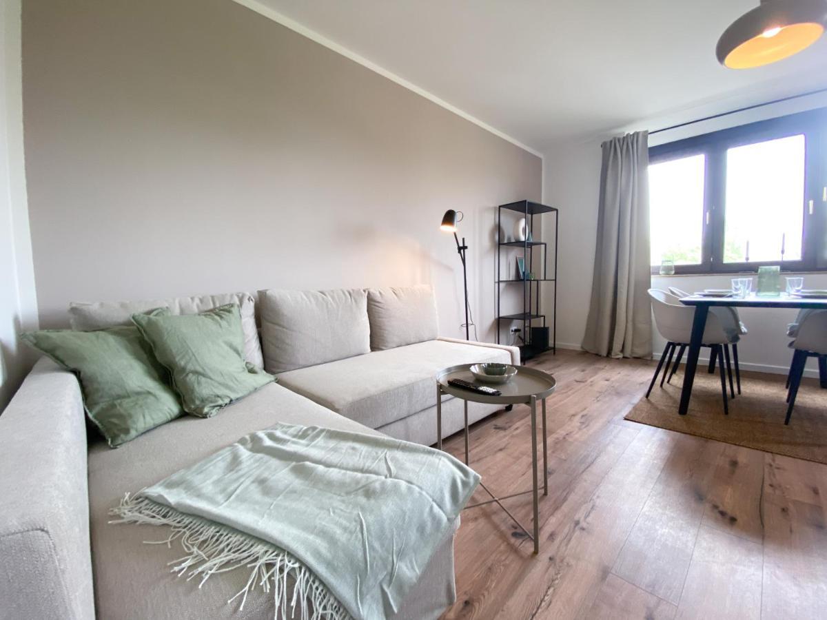 Schoene Wohnung Mit Rheinblick/Duesseldorf/Neuss/Messe Exteriér fotografie