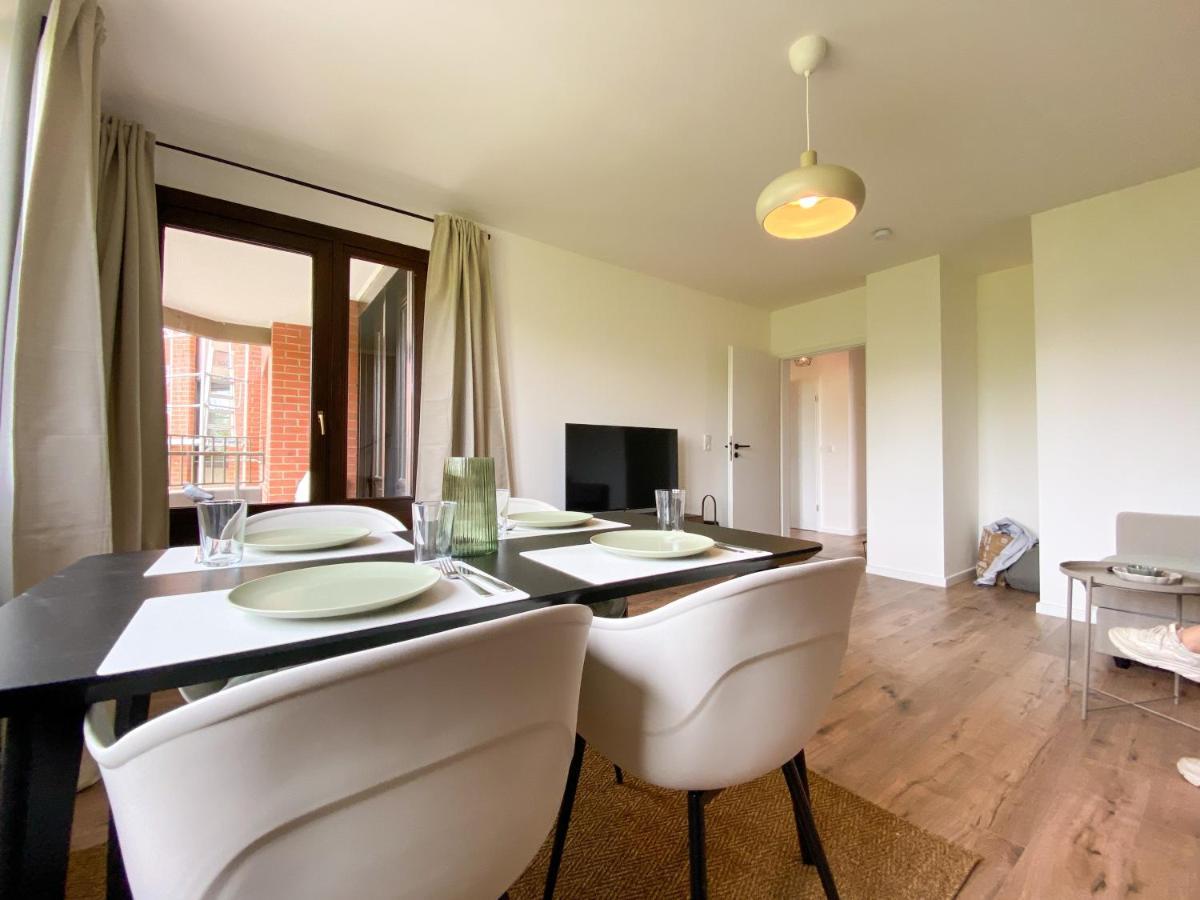 Schoene Wohnung Mit Rheinblick/Duesseldorf/Neuss/Messe Exteriér fotografie